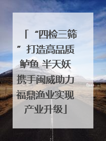 “四检三筛”打造高品质鲈鱼 半天妖携手闽威助力福鼎渔业实现产业升级