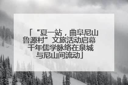 “夏一站，曲阜尼山鲁源村”文旅活动启幕 千年儒学脉络在泉城与尼山间流动