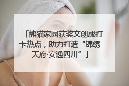 熊猫家园获奖文创成打卡热点，助力打造“锦绣天府·安逸四川”