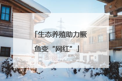 生态养殖助力鳜鱼变“网红”