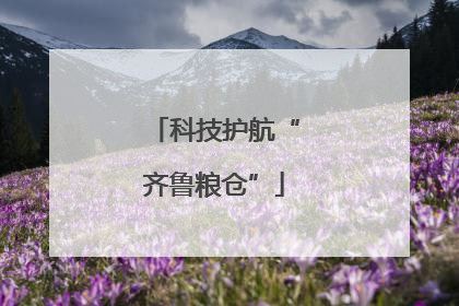 科技护航“齐鲁粮仓”