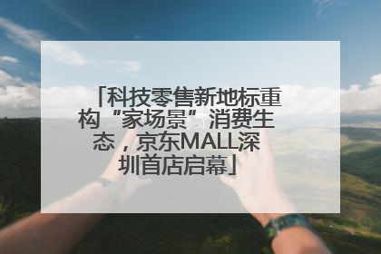 科技零售新地标重构“家场景”消费生态，京东MALL深圳首店启幕