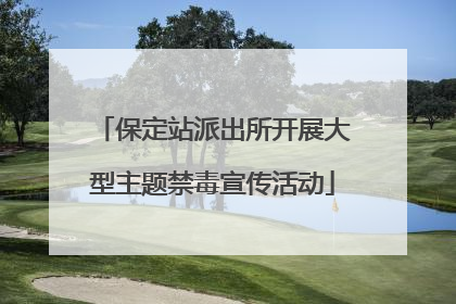 保定站派出所开展大型主题禁毒宣传活动