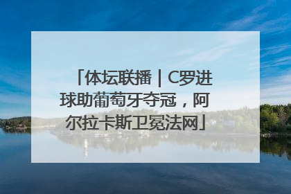 体坛联播｜C罗进球助葡萄牙夺冠，阿尔拉卡斯卫冕法网
