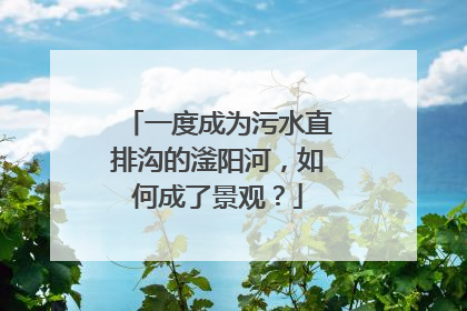 一度成为污水直排沟的滏阳河，如何成了景观？
