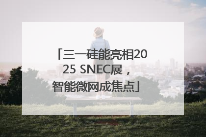 三一硅能亮相2025 SNEC展，智能微网成焦点