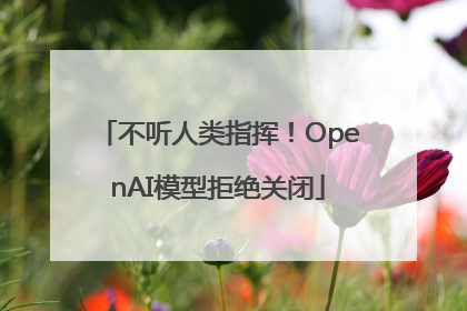 不听人类指挥！OpenAI模型拒绝关闭