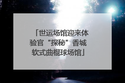 世运场馆迎来体验官“探秘”香城软式曲棍球场馆