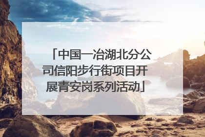中国一冶湖北分公司信阳步行街项目开展青安岗系列活动