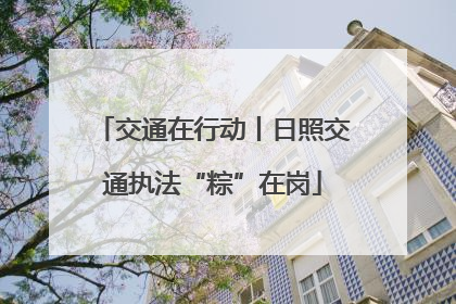 交通在行动丨日照交通执法“粽”在岗