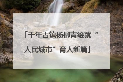 千年古镇杨柳青绘就“人民城市”育人新篇