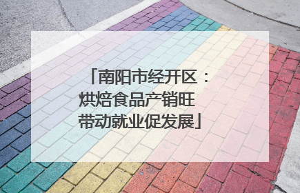 南阳市经开区：烘焙食品产销旺 带动就业促发展