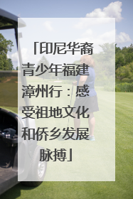 印尼华裔青少年福建漳州行：感受祖地文化和侨乡发展脉搏