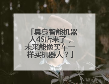 具身智能机器人4S店来了，未来能像买车一样买机器人？