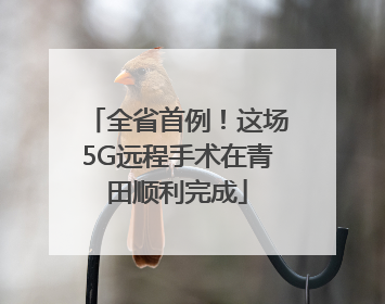 全省首例！这场5G远程手术在青田顺利完成