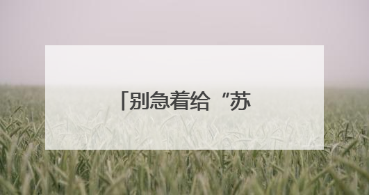 别急着给“苏超”泼冷水
