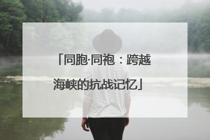 同胞·同袍：跨越海峡的抗战记忆