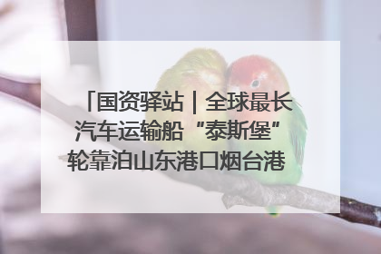 国资驿站｜全球最长汽车运输船“泰斯堡”轮靠泊山东港口烟台港；渤海最大油气平台完成浮托安装