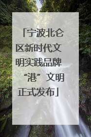 宁波北仑区新时代文明实践品牌“港”文明正式发布