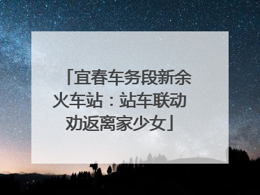 宜春车务段新余火车站：站车联动劝返离家少女