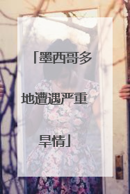 墨西哥多地遭遇严重旱情