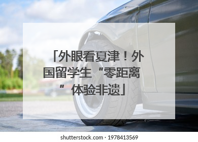 外眼看夏津！外国留学生“零距离”体验非遗