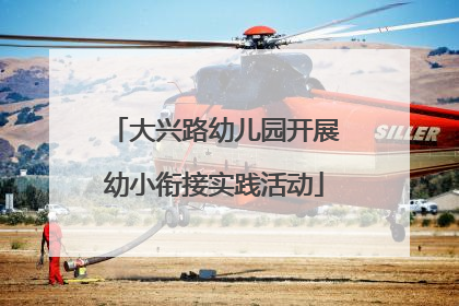 大兴路幼儿园开展幼小衔接实践活动