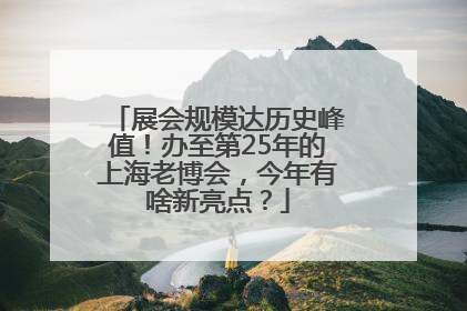展会规模达历史峰值！办至第25年的上海老博会，今年有啥新亮点？