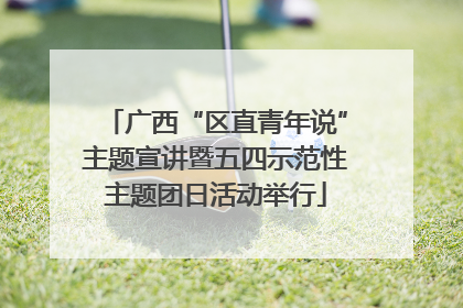 广西“区直青年说”主题宣讲暨五四示范性主题团日活动举行