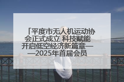 平度市无人机运动协会正式成立 科技赋能开启低空经济新篇章——2025年首届会员大会暨无人机应用发展论坛成功举办