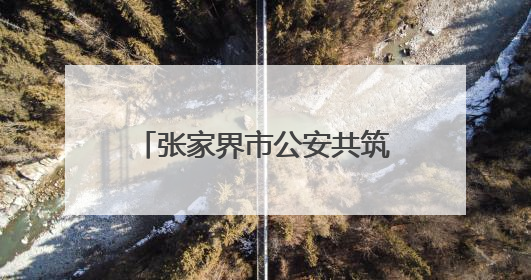 张家界市公安共筑“防洪堤”：向险而行 守护安澜