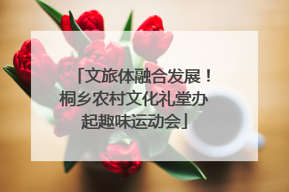 文旅体融合发展！桐乡农村文化礼堂办起趣味运动会