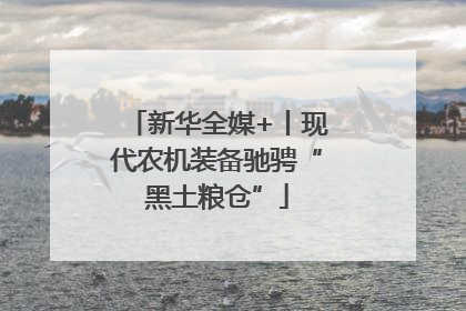 新华全媒+丨现代农机装备驰骋“黑土粮仓”