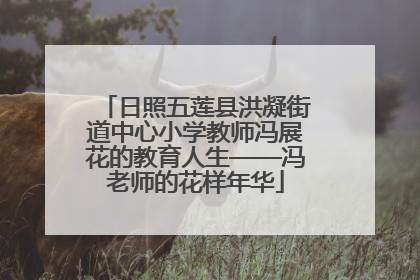 日照五莲县洪凝街道中心小学教师冯展花的教育人生——冯老师的花样年华