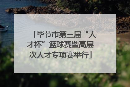 毕节市第三届“人才杯”篮球赛暨高层次人才专项赛举行