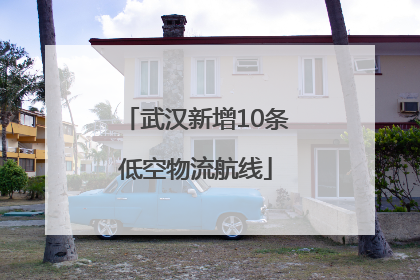 武汉新增10条低空物流航线