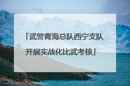 武警青海总队西宁支队开展实战化比武考核