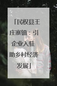 民权县王庄寨镇：引企业入驻 助乡村经济发展