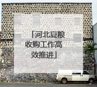 河北夏粮收购工作高效推进