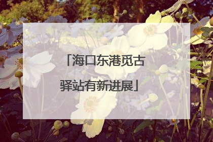 海口东港觅古驿站有新进展