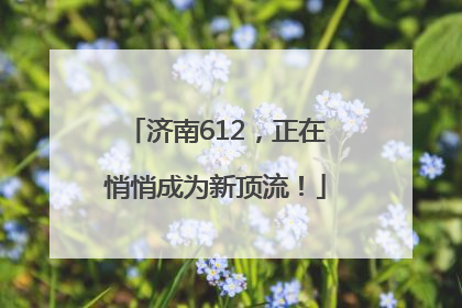 济南612，正在悄悄成为新顶流！