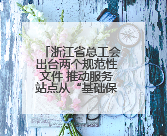 浙江省总工会出台两个规范性文件 推动服务站点从“基础保障”向“品质服务”跃升
