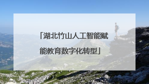 湖北竹山人工智能赋能教育数字化转型