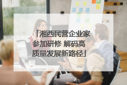 湘西民营企业家参加研修 解码高质量发展新路径