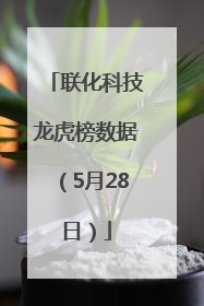 联化科技龙虎榜数据（5月28日）