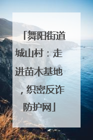 舞阳街道城山村：走进苗木基地，织密反诈防护网