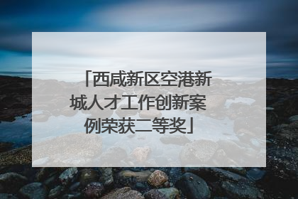 西咸新区空港新城人才工作创新案例荣获二等奖