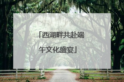 西湖畔共赴端午文化盛宴
