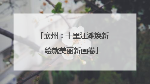 襄州：十里江滩焕新 绘就美丽新画卷