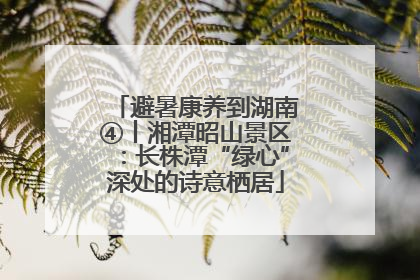 避暑康养到湖南④丨湘潭昭山景区：长株潭“绿心”深处的诗意栖居